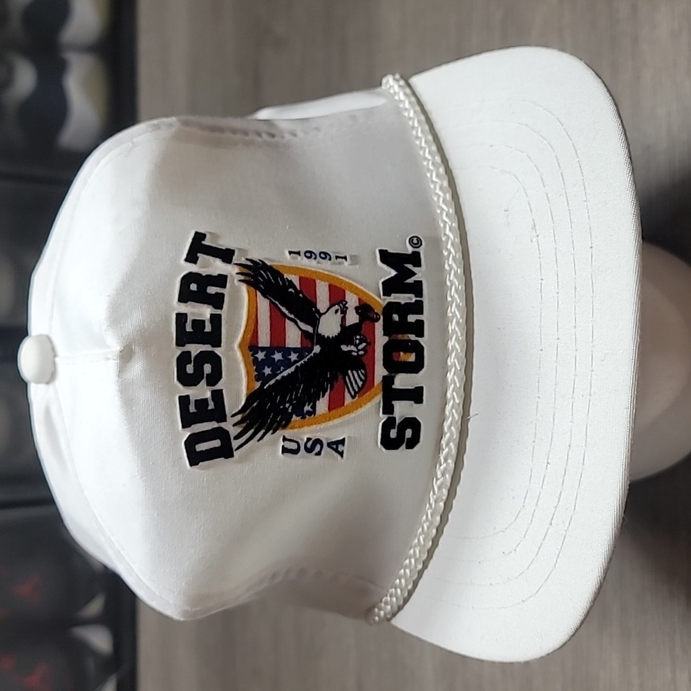 Vintage 1991 Dessert Storm Snap Back Hat